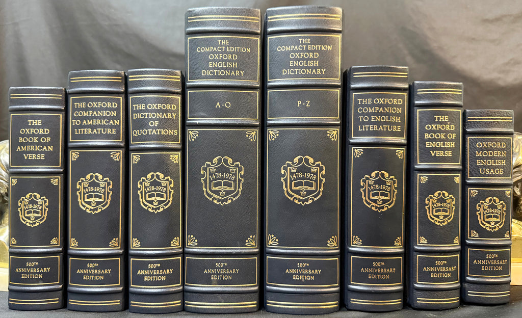 FRANKLIN LIBRARY OXFORD REFERENCE CLASSICS, 500TH ANNIVERSARY LIMITED EDITION, 8 VOLUMES