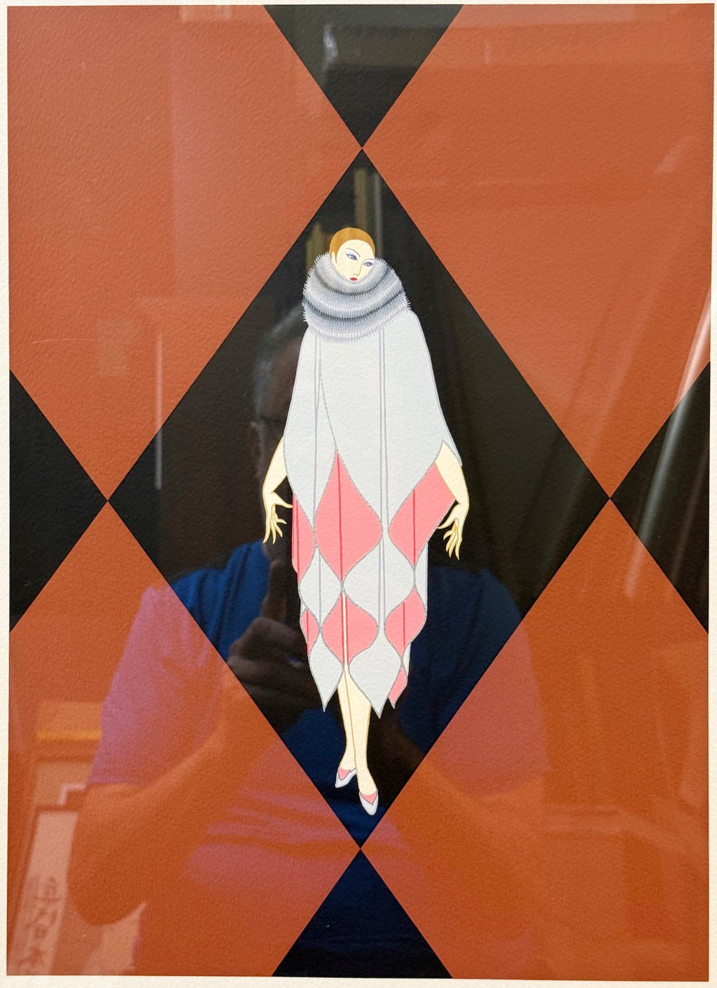 ERTE (1892-1990) HAND-SIGNED, LIMITED EDITION SERIGRAPH TITLED MANHATTAN MARY IV, 25IN x 29.5IN (64cm x 75cm)