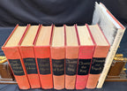 WINSTON CHURCHILL WWII COMPLETE 6-VOLUME HISTORY & ART MEMOIR, 8-BOOK COLLECTION