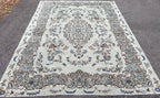 VINTAGE PERSIAN NAIN HAND KNOTTED RUG, 9.0 x 11.7 (274cm x 353cm)