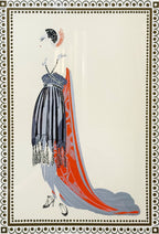 ROMAIN DE TIRTOFF, OR ERTE (1892-1990) SEDUCTRESS, HAND SIGNED ART DECO COLOR LITHOGRAPH, 1979, EDITION 292/300, 27IN x 32IN (69cm x 81cm)