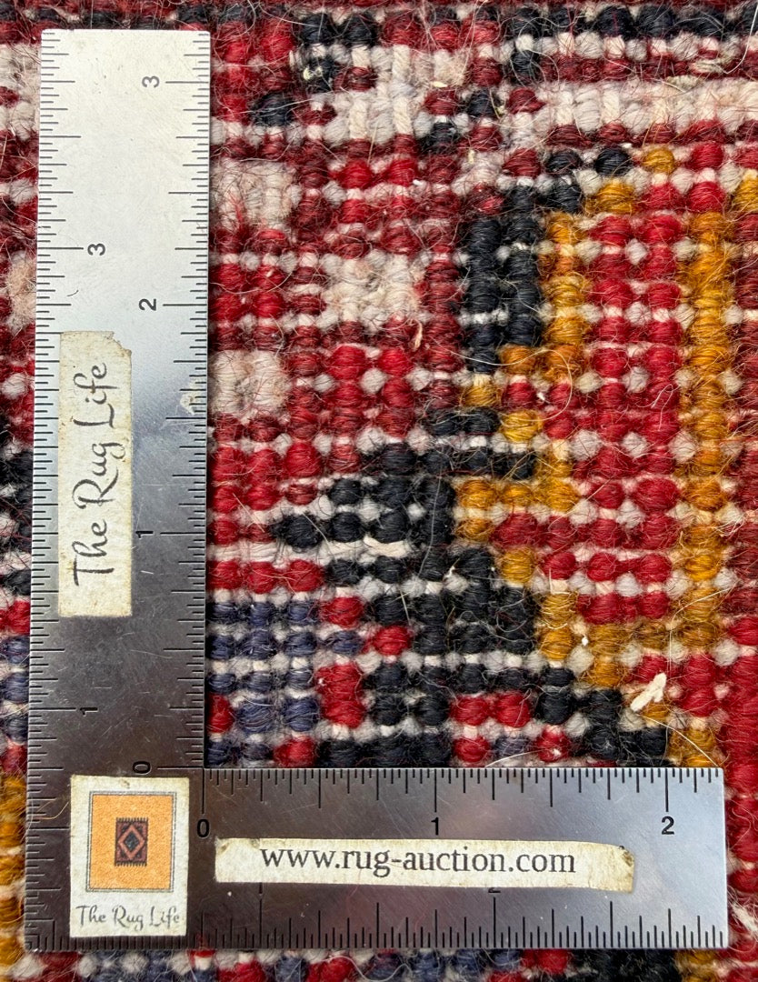 VINTAGE PERSIAN HERIZ HAND KNOTTED RUG, 7.9 x 11.3 (236cm x 343cm)