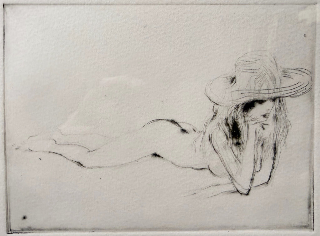 LEROY NEIMAN (1921-2012) SIX NUDES, HAND SIGNED, LIMITED-EDITION ETCHING WITH COA, 28.5IN x 37.5IN (72cm x 95cm)