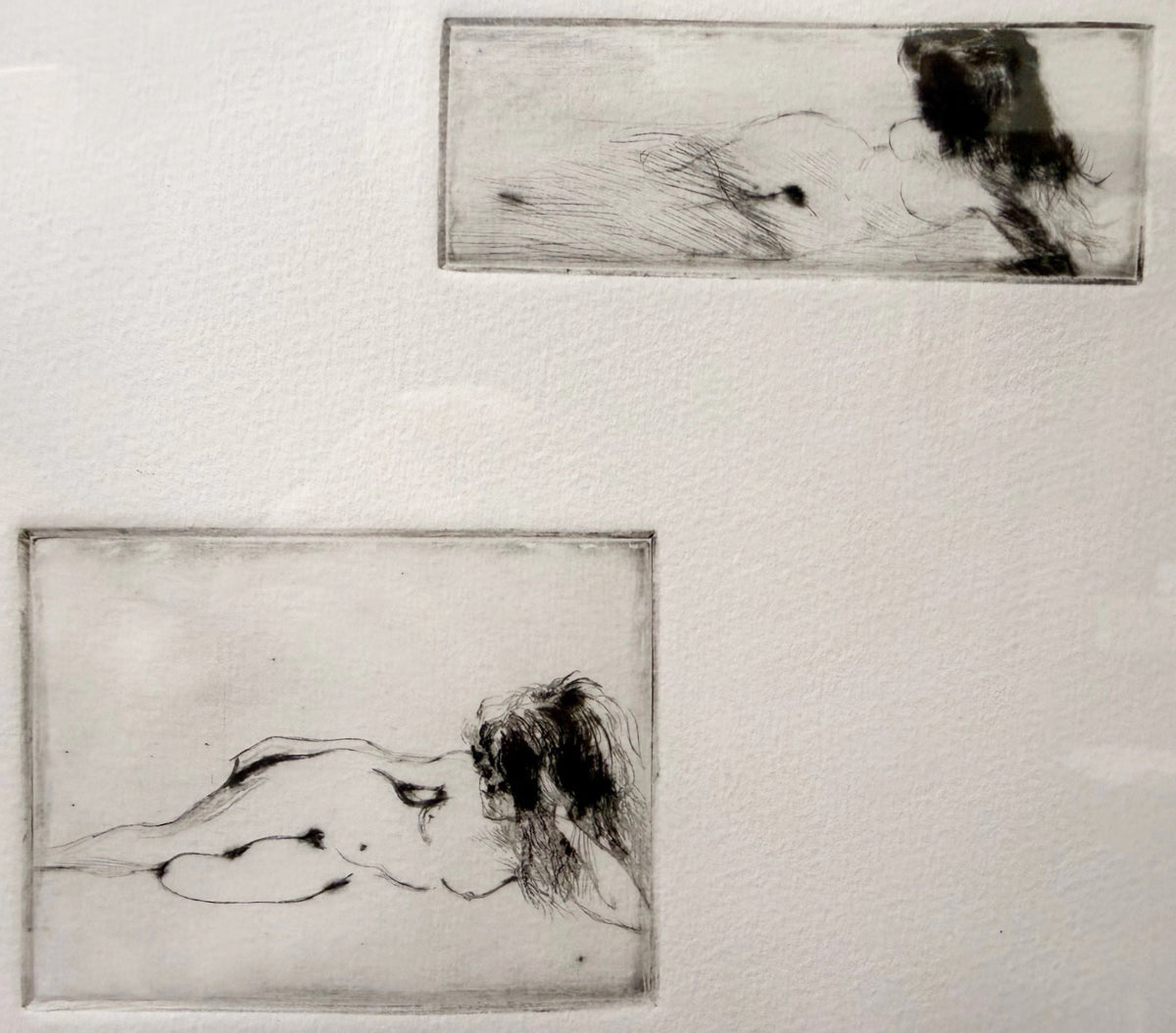 LEROY NEIMAN (1921-2012) SIX NUDES, HAND SIGNED, LIMITED-EDITION ETCHING WITH COA, 28.5IN x 37.5IN (72cm x 95cm)