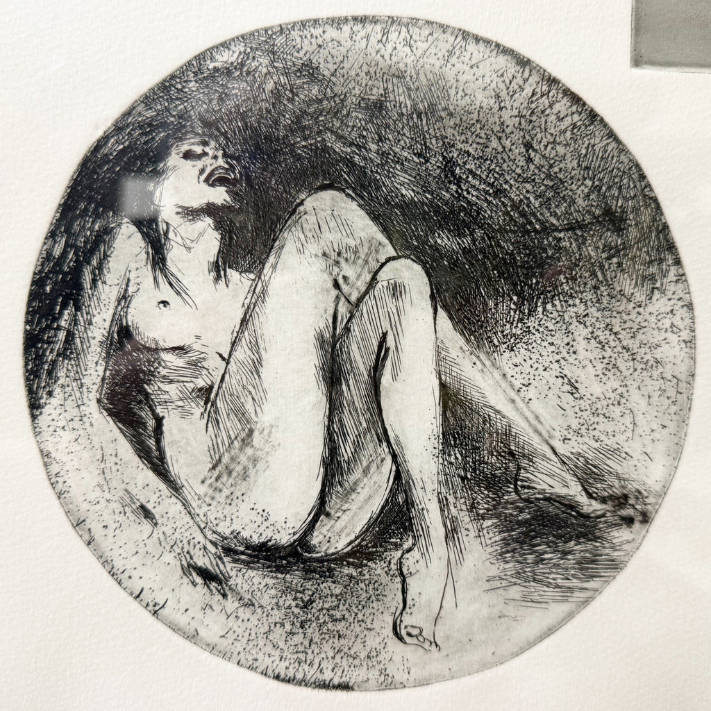 LEROY NEIMAN (1921-2012) SIX NUDES, HAND SIGNED, LIMITED-EDITION ETCHING WITH COA, 28.5IN x 37.5IN (72cm x 95cm)