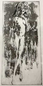 LEROY NEIMAN (1921-2012) SIX NUDES, HAND SIGNED, LIMITED-EDITION ETCHING WITH COA, 28.5IN x 37.5IN (72cm x 95cm)