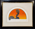 ROMAIN DE TIRTOFF, OR ERTE (1892-1990) HAND SIGNED, LIMITED EDITION, SILK SCREEN SERIGRAPH ON PAPER TITLED SUNRISE, 23.5IN x 29IN (60cm x 74cm)