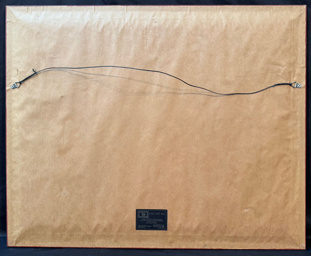 ROMAIN DE TIRTOFF, OR ERTE (1892-1990) HAND SIGNED, LIMITED EDITION, SILK SCREEN SERIGRAPH ON PAPER TITLED SUNRISE, 23.5IN x 29IN (60cm x 74cm)