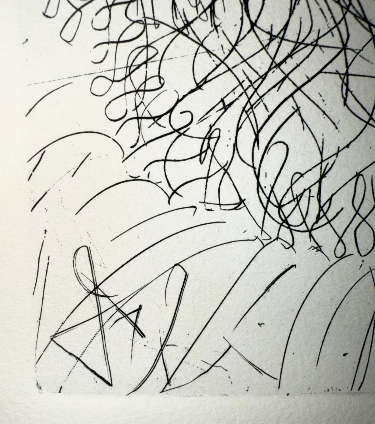 SALVADOR DALI (1904-1989) ORIGINAL ETCHING TITLED CERVANTES WITH COA, 14.75IN x 16.75IN (37.5cm x 42.5cm)