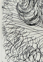 SALVADOR DALI (1904-1989) ORIGINAL ETCHING TITLED CERVANTES WITH COA, 14.75IN x 16.75IN (37.5cm x 42.5cm)