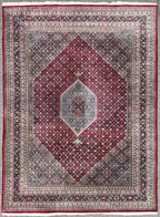 VINTAGE PERSIAN MAHI HAND KNOTTED RUG, 8.11 x 12.4 (272cm x 376cm)