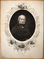 HENRY CLAY 19TH CENTURY AMERICAN PORTRAIT ENGRAVING THE GREAT COMPROMISER, 13IN x 16IN (33cm x 41cm)