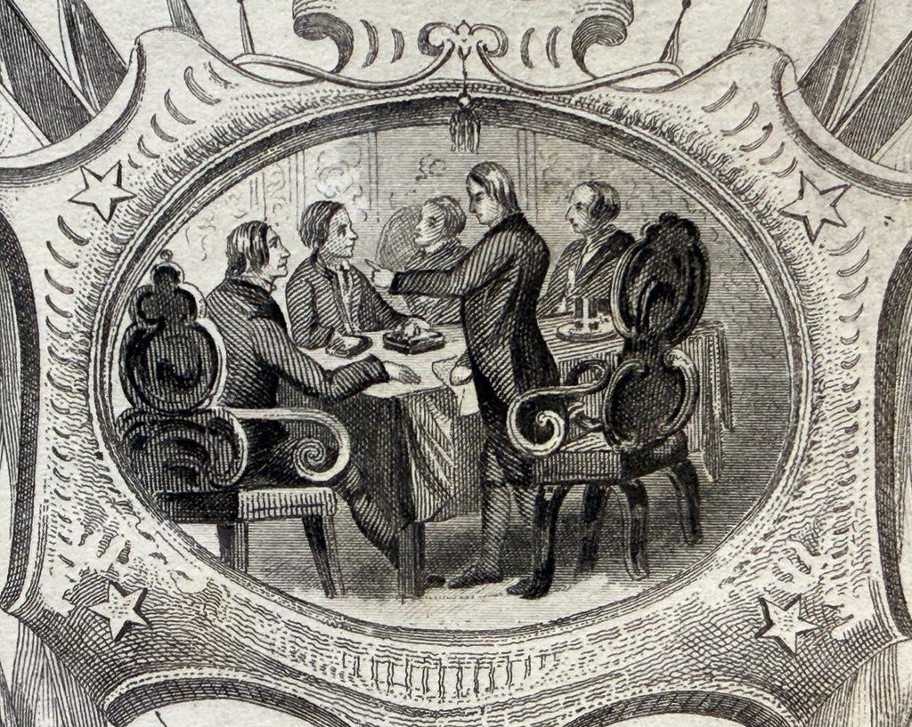 HENRY CLAY 19TH CENTURY AMERICAN PORTRAIT ENGRAVING THE GREAT COMPROMISER, 13IN x 16IN (33cm x 41cm)
