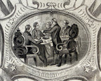 HENRY CLAY 19TH CENTURY AMERICAN PORTRAIT ENGRAVING THE GREAT COMPROMISER, 13IN x 16IN (33cm x 41cm)