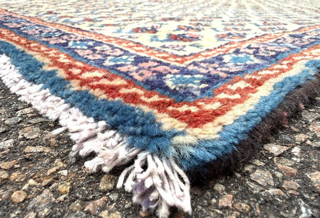 VINTAGE PERSIAN SARABAND MIR HAND KNOTTED RUNNER, 3.10 x 10.0 (117cm x 305cm)