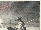 FRANCISCO JOSE DE GOYA Y LUCIENTES (1746-1828) ETCHING TITLED THE CELEBRATED PICADOR, 15IN x 19.25IN (38.1cm x 48.9cm)