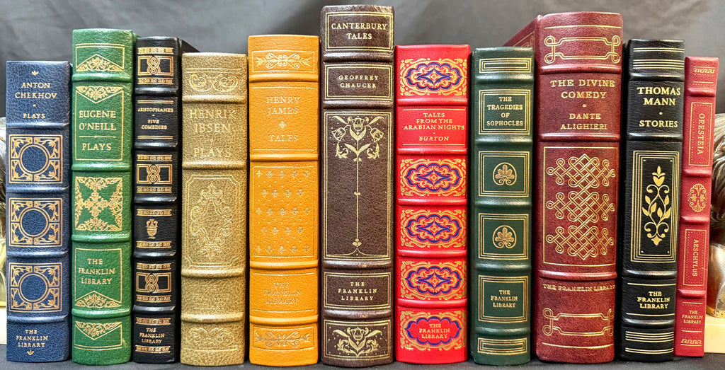FRANKLIN LIBRARY 100 GREATEST BOOKS OF ALL TIME, PLAYS AND TALES, 11 VOLUMES