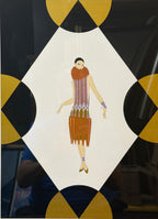 ERTE (1892-1990) HAND-SIGNED, LIMITED EDITION SERIGRAPH TITLED MANHATTAN MARY V, 25IN x 29.5IN (64cm x 75cm)