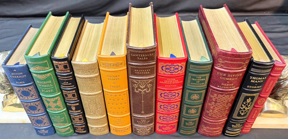 FRANKLIN LIBRARY 100 GREATEST BOOKS OF ALL TIME, PLAYS AND TALES, 11 VOLUMES
