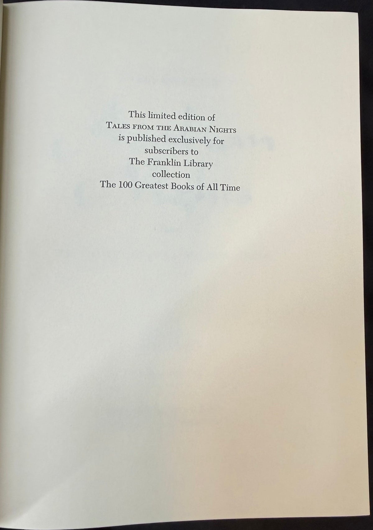 FRANKLIN LIBRARY 100 GREATEST BOOKS OF ALL TIME, PLAYS AND TALES, 11 VOLUMES