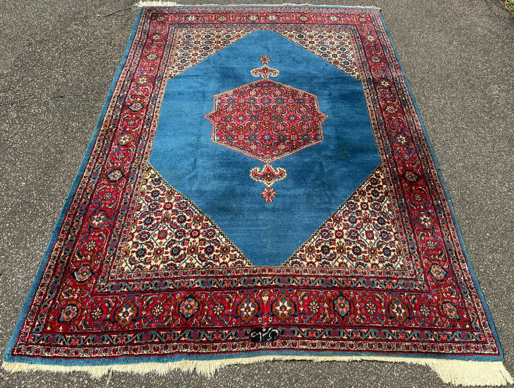 VINTAGE PERSIAN, SIGNED KOLIAI HAND KNOTTED RUG WITH 200+ KPSI, 6.6 x 10.0 (198cm x 305cm)