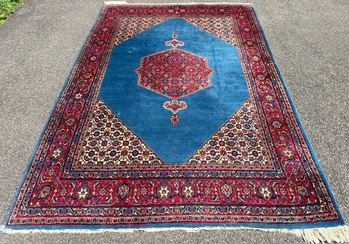 VINTAGE PERSIAN, SIGNED KOLIAI HAND KNOTTED RUG WITH 200+ KPSI, 6.6 x 10.0 (198cm x 305cm)