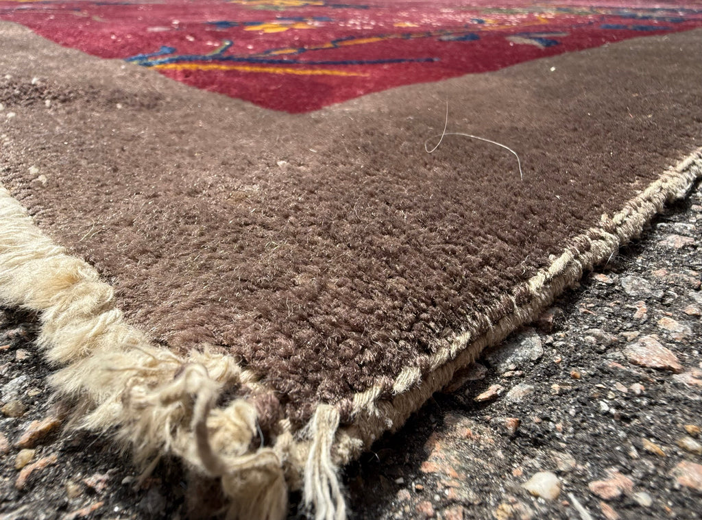ANTIQUE CHINESE NICHOLS ART DECO HAND-KNOTTED RUG, 1920S SLIGHTLY DISTRESSED, 8.10 x 11.9 (269cm x 358cm)