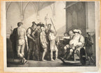 SHAKESPREARE HENRY IV, THOMAS RYDER (1746-1810) AFTER JOHN DOWNMAN (1750-1824) FROM BOYDELL SHAKESPEARE GALLERY ENGRAVING, 22IN x 29.5IN (56cm x 75cm)