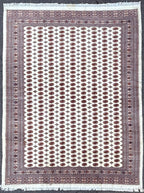 BUKHARA HAND KNOTTED RUG, 10.5 x 13.3 (318cm x 404cm)