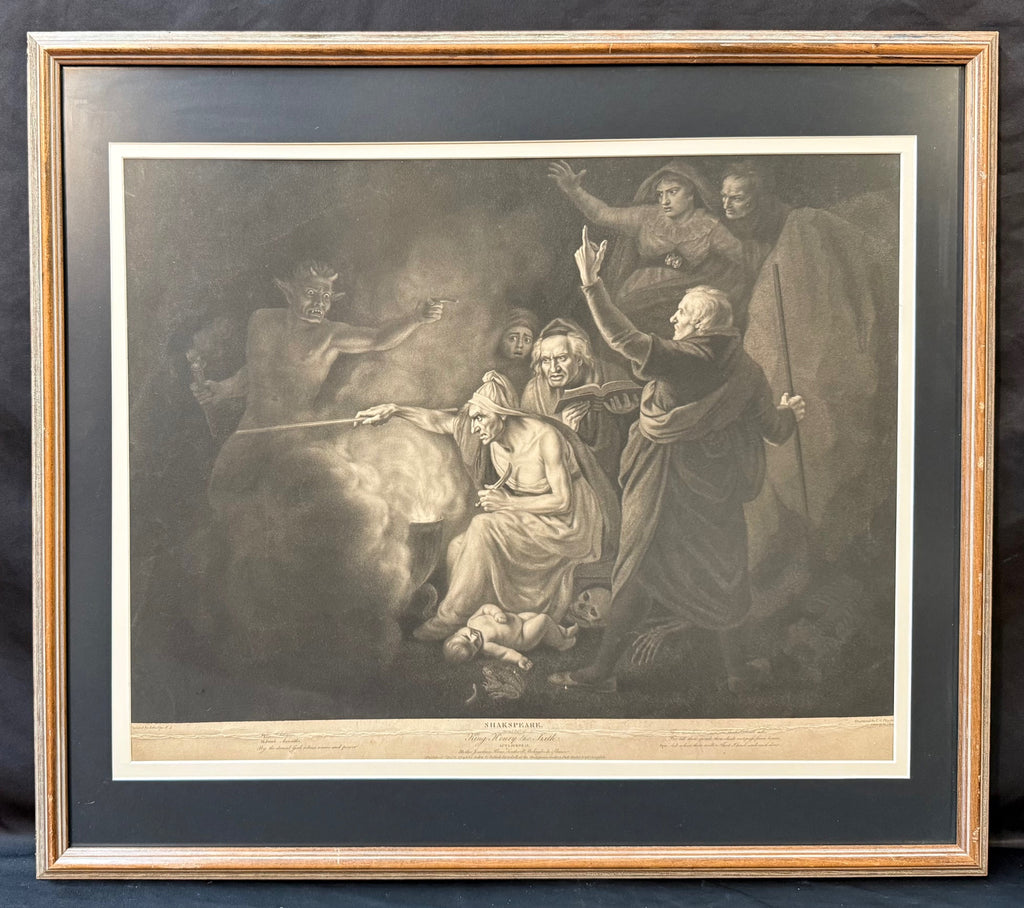 SHAKESPREARE HENRY VI, GEORGE C. PLAYTER (LATE 18TH CENTURY) AFTER JOHN OPIE (1761-1807) FROM BOYDELL SHAKESPEARE GALLERY ENGRAVING, 1796, 26IN x 29IN (66cm x 74cm)