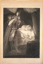 SHAKESPREARE HENRY VI, CAROLINE WATSON (1760-1814) AFTER SIR JOSHUA REYNOLDS (1723-1792) FROM BOYDELL SHAKESPEARE GALLERY ENGRAVING, 1792, 24IN x 28.5IN (61cm x 72cm)