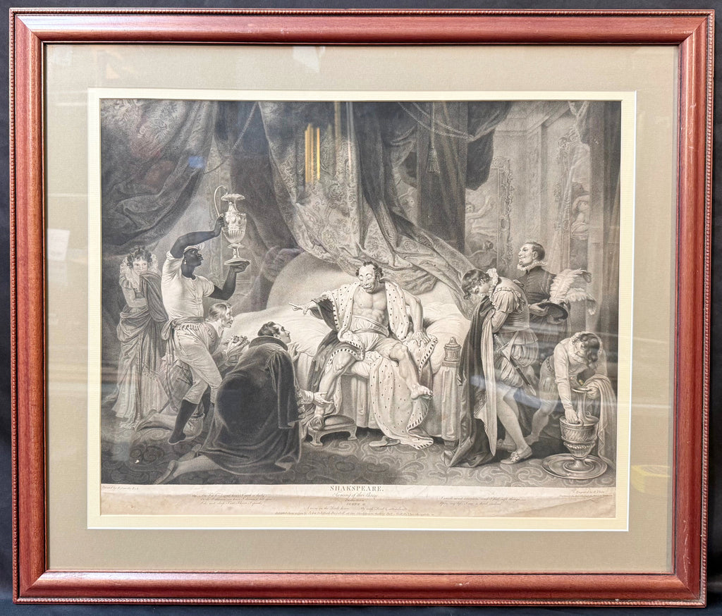 SHAKESPREARE TAMING OF THE SHREW, ROBERT THEW (1758-1802) AFTER ROBERT SMIRKE (1752-1845), FROM BOYDELL SHAKESPEARE GALLERY ENGRAVING, 1794, 26IN x 31.5IN (66cm x 80cm)