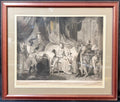 SHAKESPREARE TAMING OF THE SHREW, ROBERT THEW (1758-1802) AFTER ROBERT SMIRKE (1752-1845), FROM BOYDELL SHAKESPEARE GALLERY ENGRAVING, 1794, 26IN x 31.5IN (66cm x 80cm)