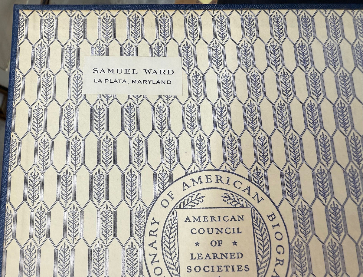 DICTIONARY OF AMERICAN BIOGRAPHY, 22 VOLUMES, 1928