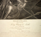 SHAKESPREARE HENRY VI, ENGRAVED BY GEORGE C. PLAYTER (LATE 18th CENTURY) AFTER JAMES NORTHCOTE (1746-1831) FROM BOYDELL SHAKESPEARE GALLERY ENGRAVING, 1796, 24IN x 28.5IN (61cm x 72cm)