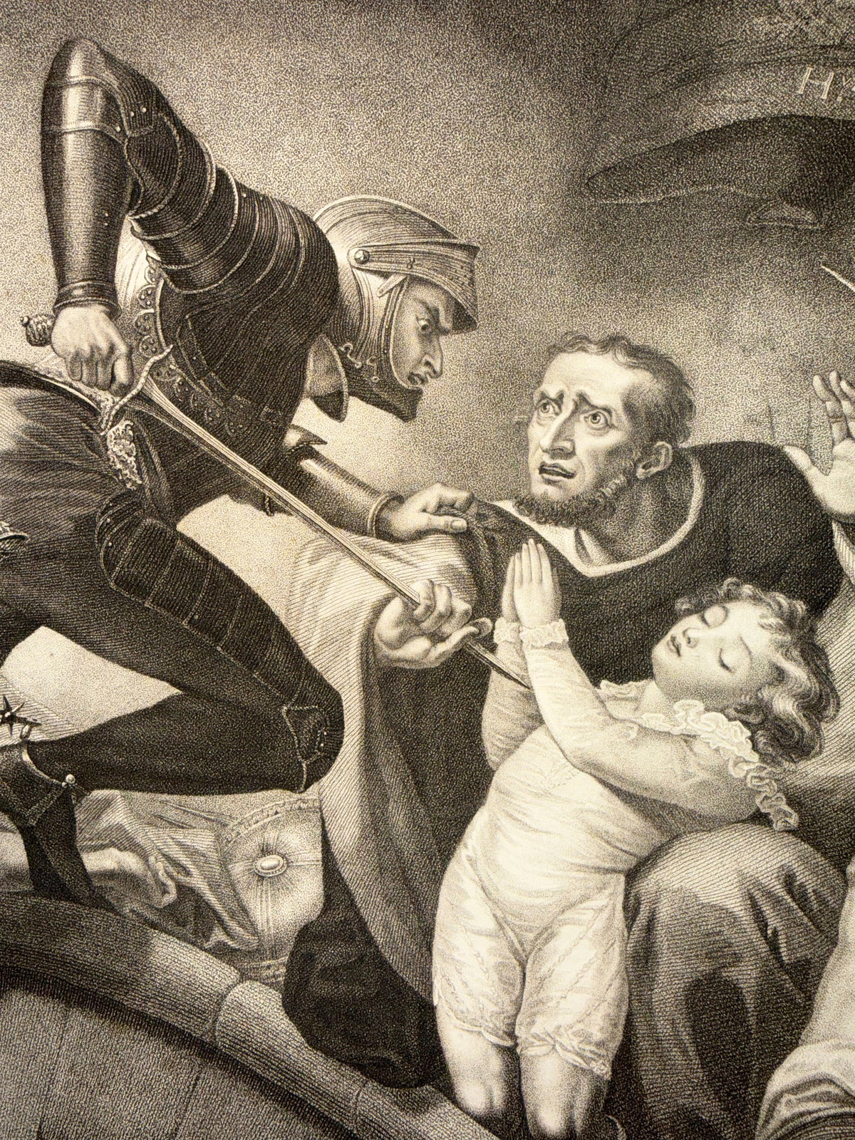 SHAKESPREARE HENRY VI, ENGRAVED BY GEORGE C. PLAYTER (LATE 18th CENTURY) AFTER JAMES NORTHCOTE (1746-1831) FROM BOYDELL SHAKESPEARE GALLERY ENGRAVING, 1796, 24IN x 28.5IN (61cm x 72cm)