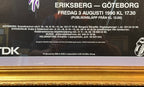VINTAGE 1990 ROLLING STONES URBAN JUNGLE EUROPE GOTEBORG CONCERT POSTER, BUDWEISER, TDK, 35IN x 41IN (89cm x 104cm)