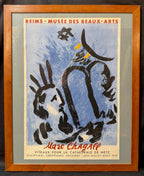 MARC CHAGALL (1887-1985) ORIGINAL EXHIBITION POSTER FOR THE MUSEE DES BEAUX ARTS IN REIMS, 29IN x 36IN (74cm x 91cm)
