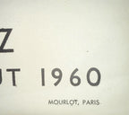 MARC CHAGALL (1887-1985) ORIGINAL EXHIBITION POSTER FOR THE MUSEE DES BEAUX ARTS IN REIMS, 29IN x 36IN (74cm x 91cm)