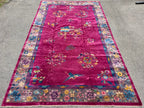 MANSION ANTIQUE CHINESE NICHOLS ART DECO HAND-KNOTTED RUG, MAGENTA FIELD, 1920S, 10.11 x 18.6 (333cm x 564cm)