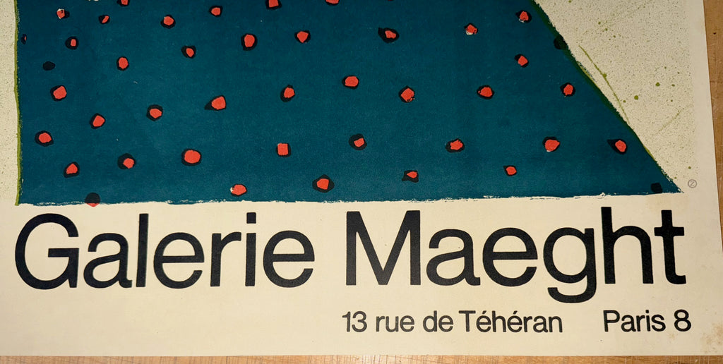 HENRI DE TOULOUSE-LAUTREC (1864-1901) ORIGINAL ART EXHIBITION POSTER FOR GALERIE MAEGHT, 29.5IN x 39IN (75cm x 99cm)