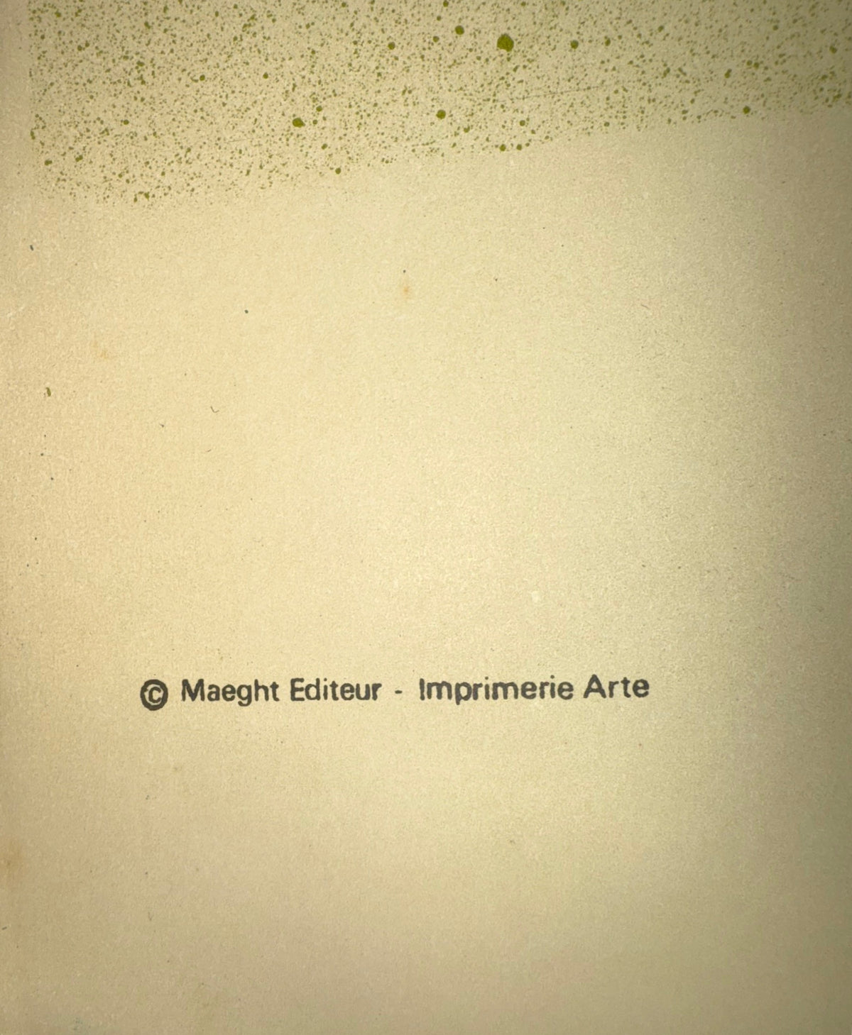 HENRI DE TOULOUSE-LAUTREC (1864-1901) ORIGINAL ART EXHIBITION POSTER FOR GALERIE MAEGHT, 29.5IN x 39IN (75cm x 99cm)