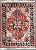 PERSIAN HERIZ HAND KNOTTED RUG, 7.11 x 10.9 (241cm x 328cm)