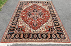 PERSIAN HERIZ HAND KNOTTED RUG, 7.11 x 10.9 (241cm x 328cm)
