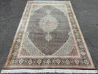 PERSIAN TABRIZ MAHI HAND-KNOTTED RUG WITH 300+ KPSI, 6.8 x 10.0 (203cm x 305cm)