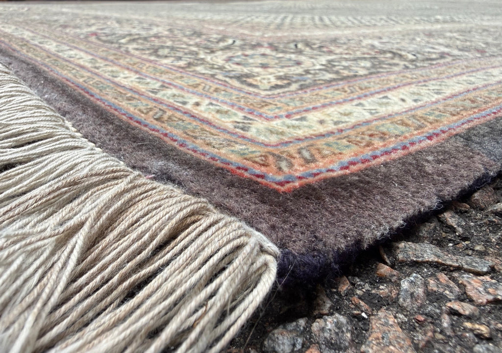 PERSIAN TABRIZ MAHI HAND-KNOTTED RUG WITH 300+ KPSI, 6.8 x 10.0 (203cm x 305cm)