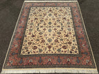 KASHAN HAND KNOTTED RUG WITH 300+ KPSI, 8.2 x 9.10 (249cm x 300cm)