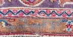 SIGNED PERSIAN KASHMAR CARPET, PICTORIAL VASE & BIRD DESIGN, RED FIELD HAND KNOTTED RUG, 9.3 x 12.0 (282cm x 366cm)