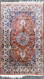 KASHMIR WOOL HAND KNOTTED RUG WITH 650+ KPSI, 3.0 x 4.11 (91cm x 150cm)