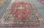 ANTIQUE PERSIAN KASHAN HAND KNOTTED RUG, 9.5 x 12.7 (287cm x 384cm)